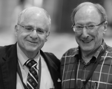 Former Atlas Network Board Chairman Dan Grossman (left) and Ron Manners (right).